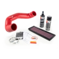 FIAT 500 ABARTH / 500T Factory Air Filter Housing Upgrade Kit - Red Silicone - Deluxe Kit w/ K&N Filter (2015 - on model)